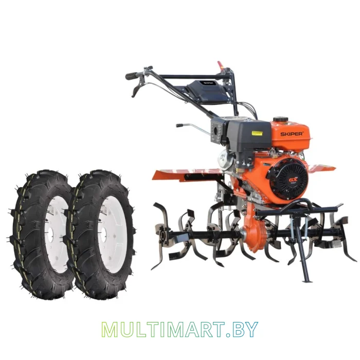 Мотокультиватор Skiper SP-1600S (колеса Brado 6.00-12)